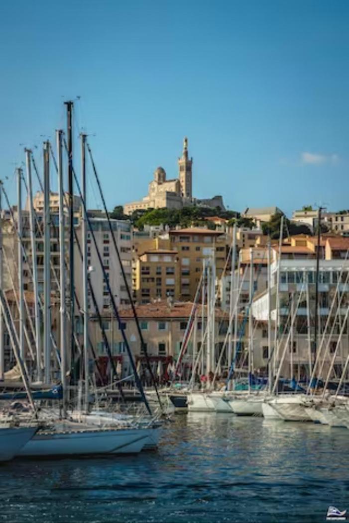 Rare Appart 2 Chambres En Duplex Design Au Panier Marseille Kültér fotó